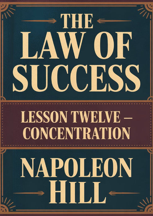 THE LAW OF SUCCESS Lesson Twelve  - CONCENTRATION