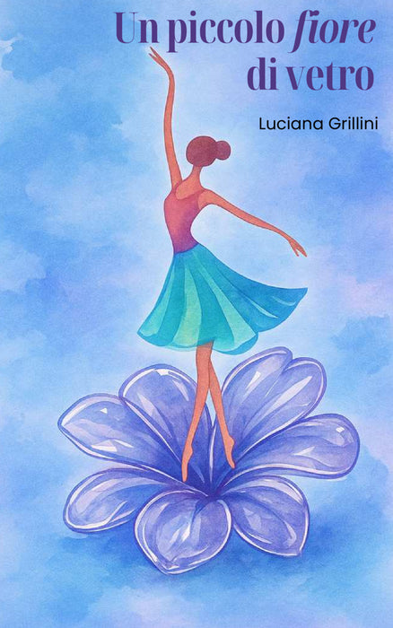 Un piccolo fiore di vetro