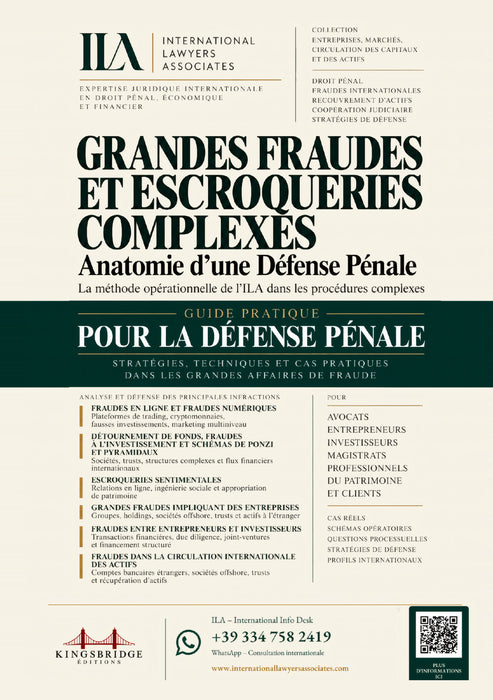 Grandes fraudes et escroqueries complexes
