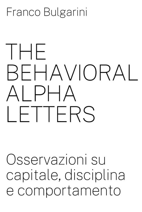 The Behavioral Alpha Letters