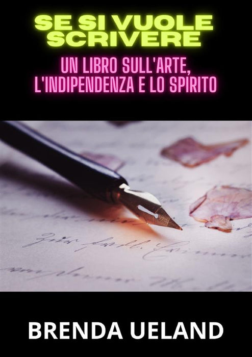 Se si vuole scrivere