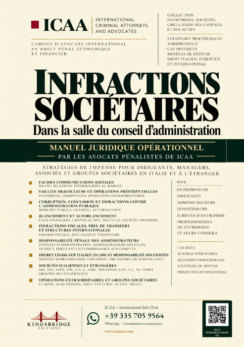 Infractions sociétaires