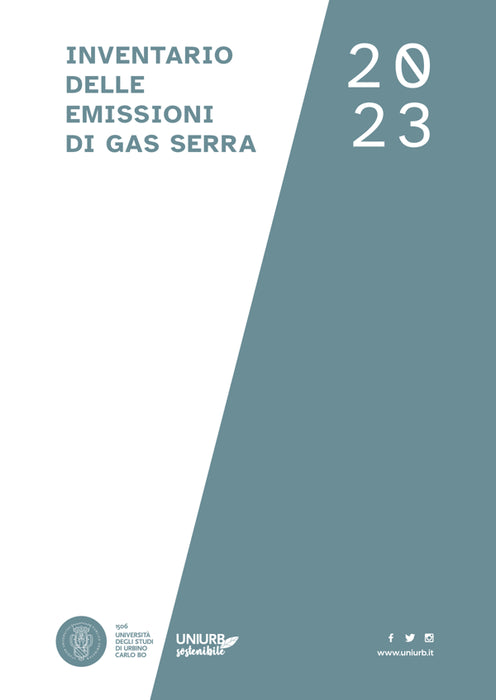 Inventario delle emissioni di gas serra 2023