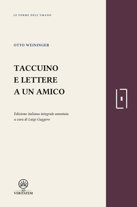 Taccuino e lettere a un amico