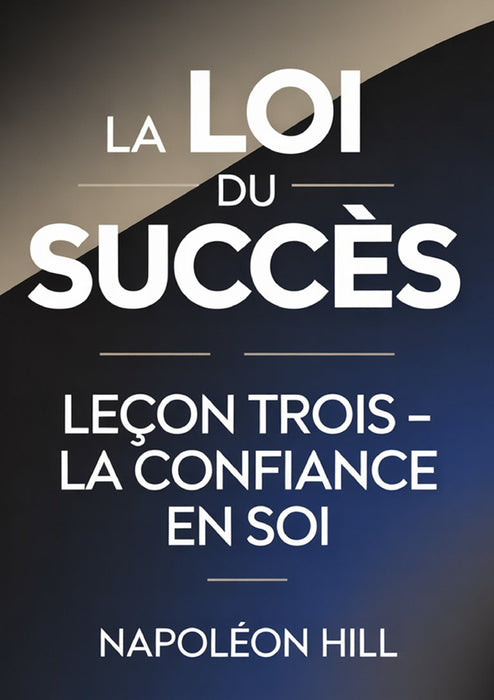 LA LOI DU SUCCÈS Leçon trois - LA CONFIANCE EN SOI (traduit)