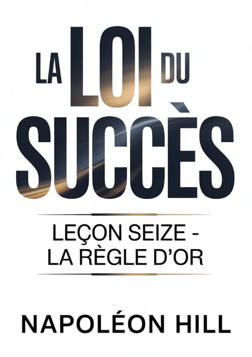 LA LOI DU SUCCÈS Leçon seize - LA RÈGLE D'OR (traduit)