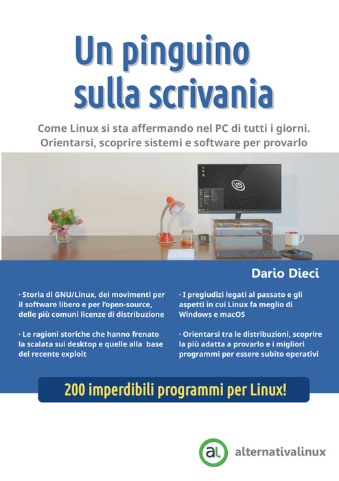 Un pinguino sulla scrivania