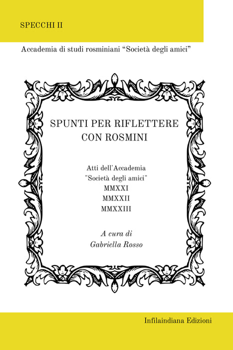 Spunti per riflettere con Rosmini