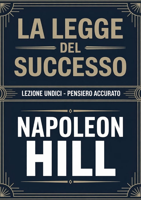 LA LEGGE DEL SUCCESSO Lezione undici - PENSIERO ACCURATO (tradotto)