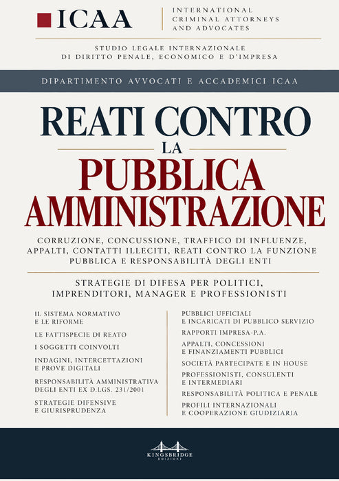 Reati contro la pubblica amministrazione