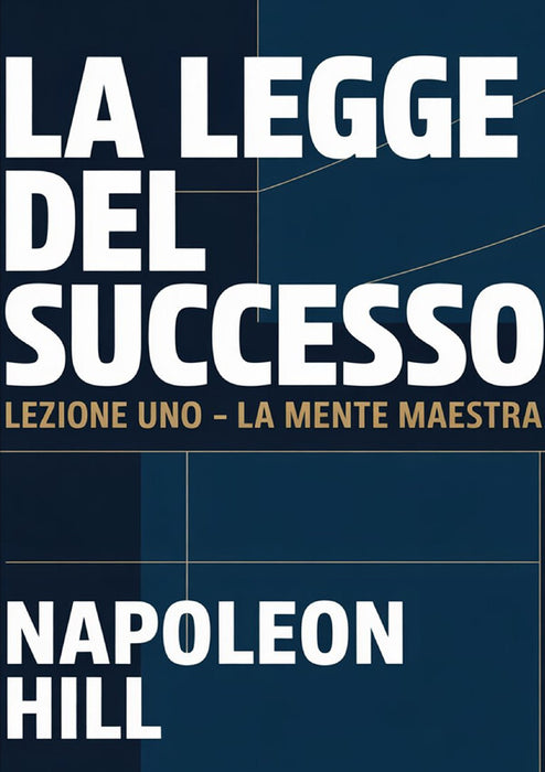 LA LEGGE DEL SUCCESSO Lezione uno - LA MENTE MAESTRA (tradotto)