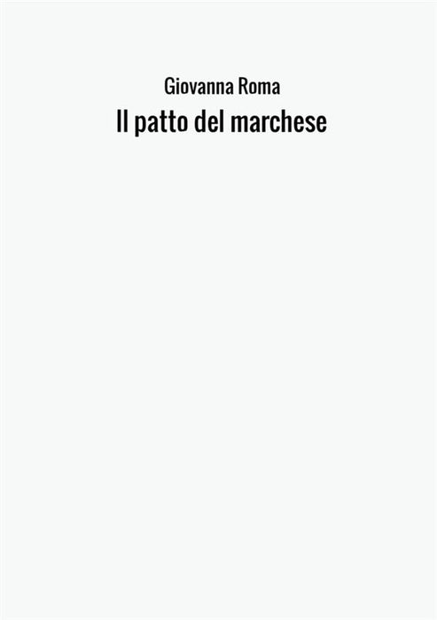 Il patto del marchese