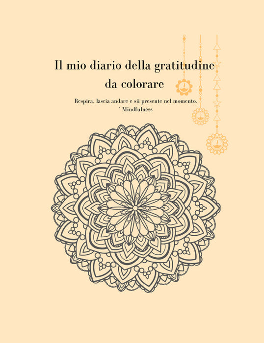 Il mio diario della gratitudine da colorare