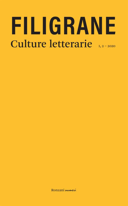 Filigrane. Culture letterarie