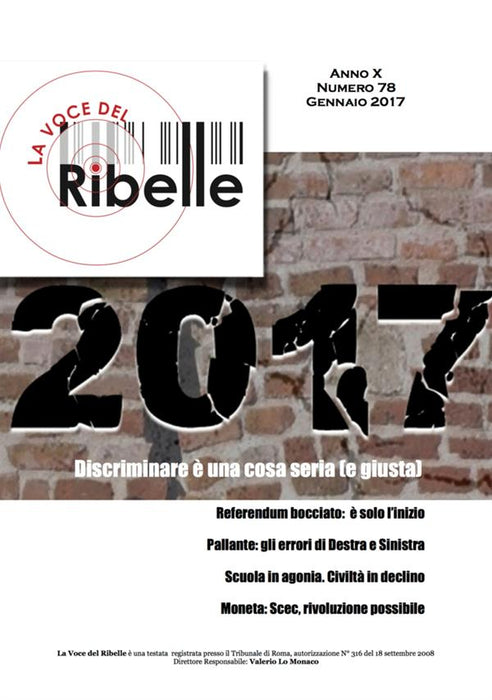 La Voce del Ribelle - Gennaio 2017