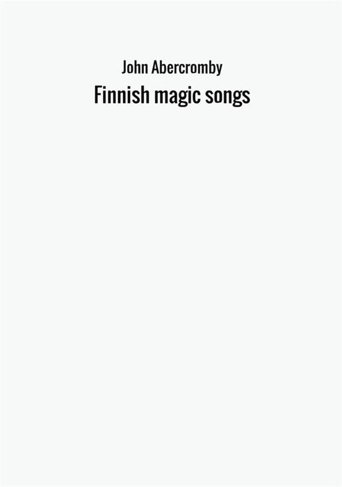 Finnish magic songs
