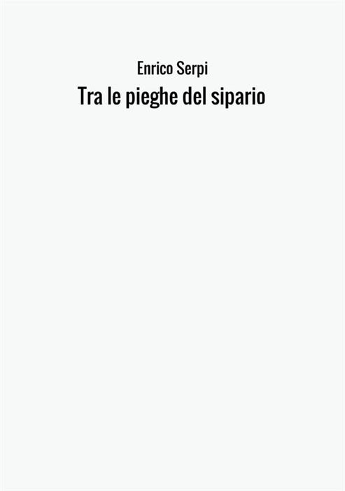 Tra le pieghe del sipario