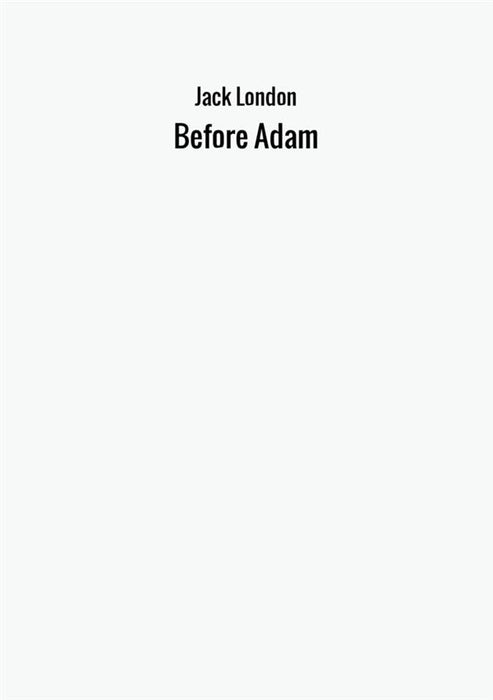Before Adam