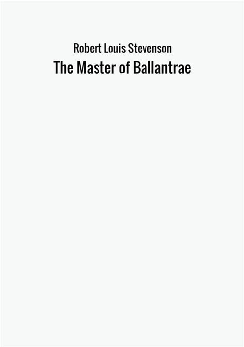 The Master of Ballantrae