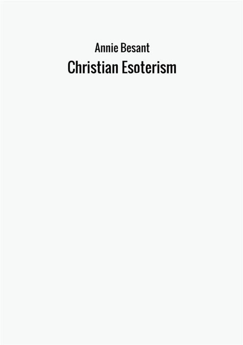 Christian Esoterism