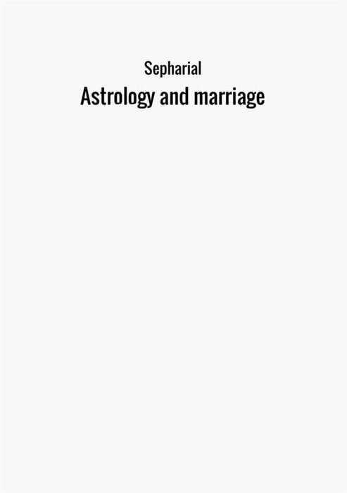 Astrology and marriage