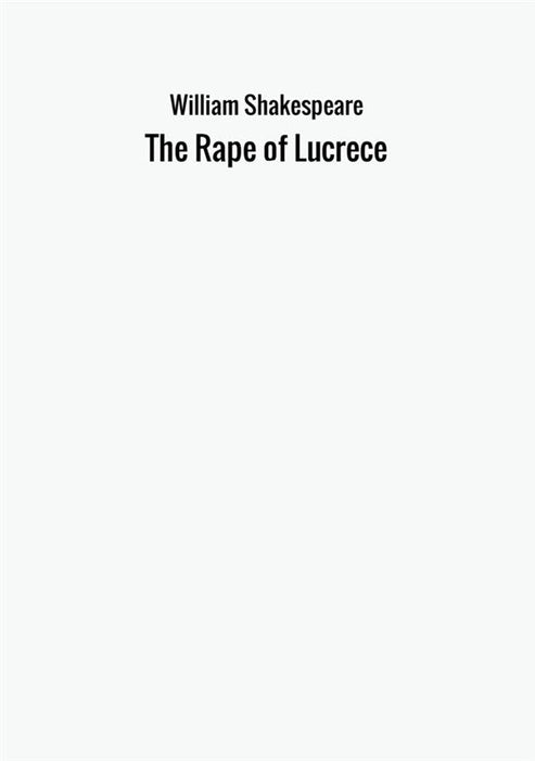 The Rape of Lucrece