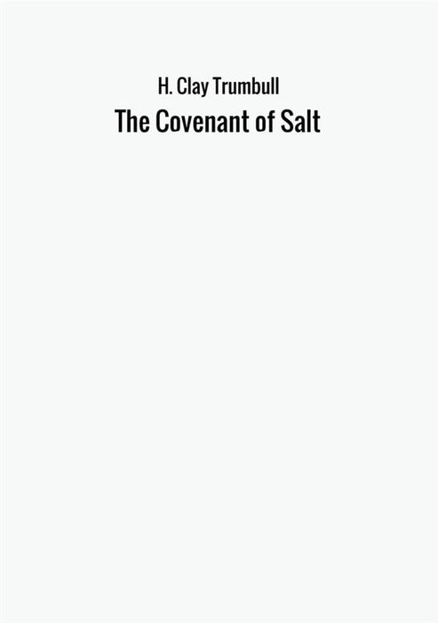 The Covenant of Salt
