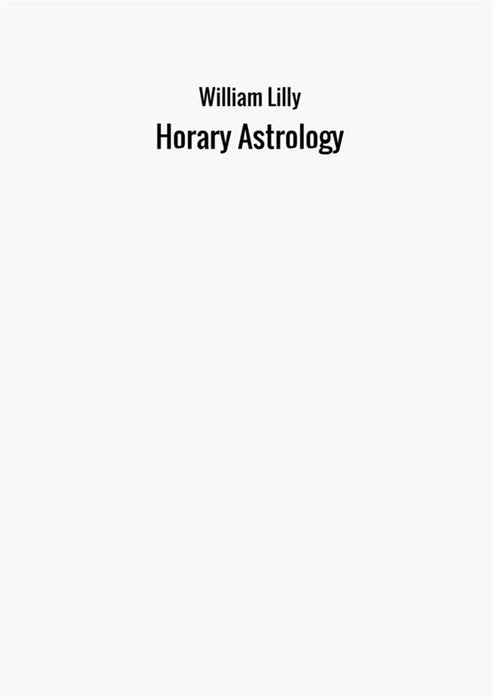 Horary Astrology