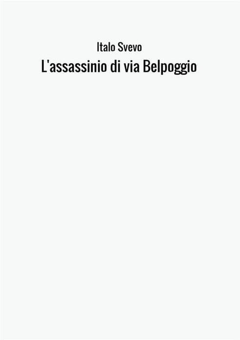 L'assassinio di via Belpoggio
