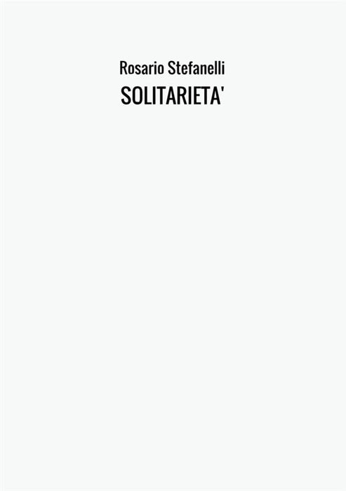 Solitarietà'