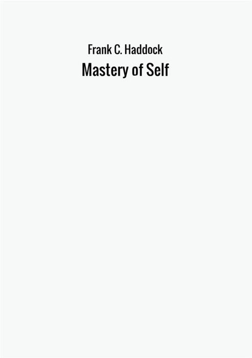 Mastery of Self