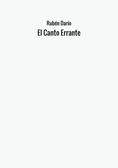El Canto Errante