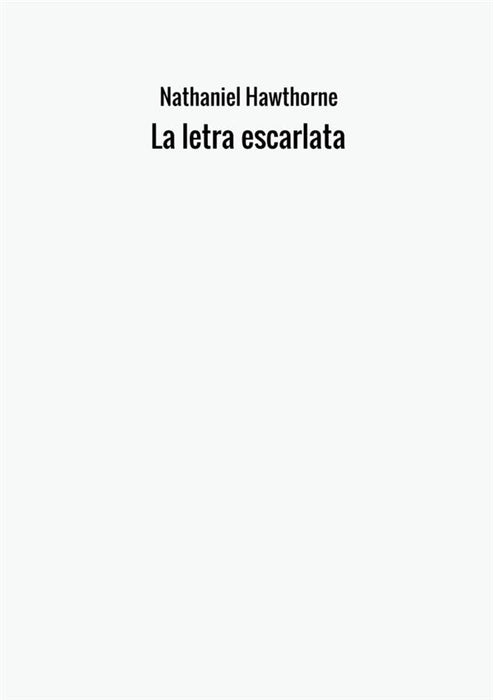 La letra escarlata