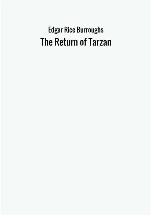The Return of Tarzan