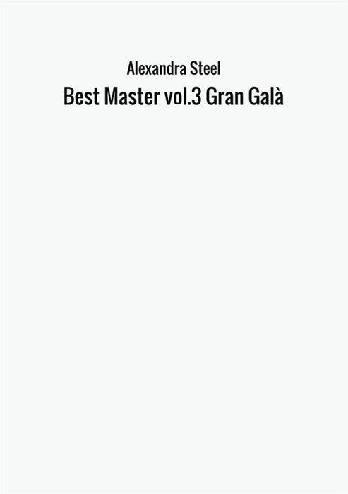 Best Master vol.3 Gran Galà
