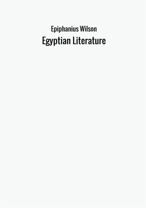 Egyptian Literature