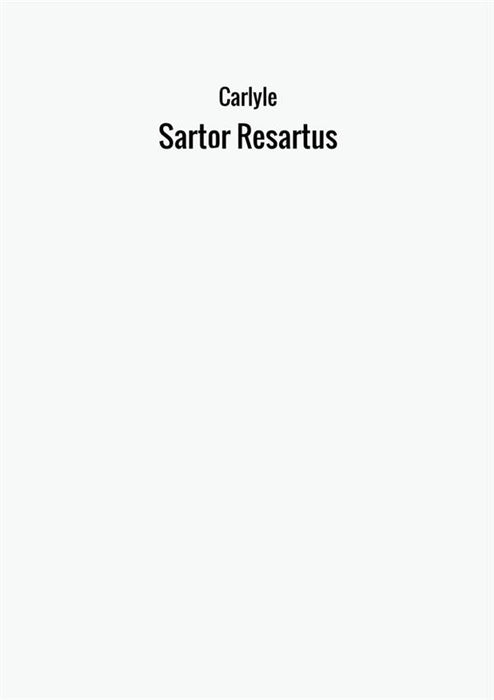 Sartor Resartus