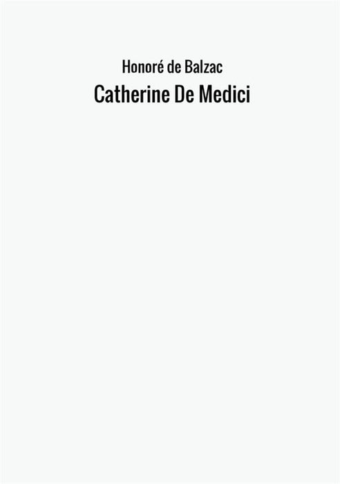 Catherine De Medici