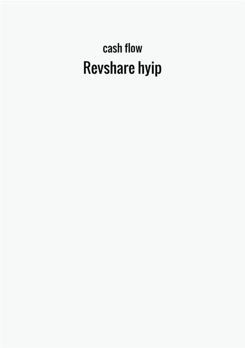 Revshare hyip