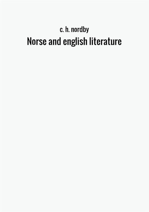 Norse and english literature