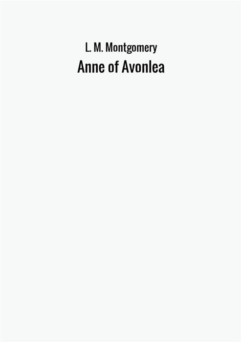 Anne of Avonlea