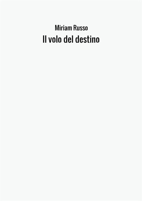 Il volo del destino