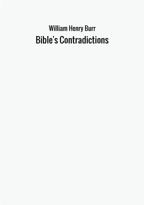 Bible's Contradictions