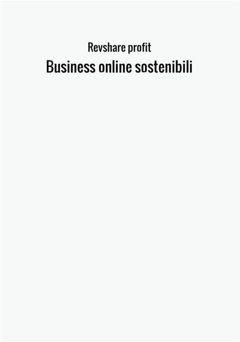 Business online sostenibili