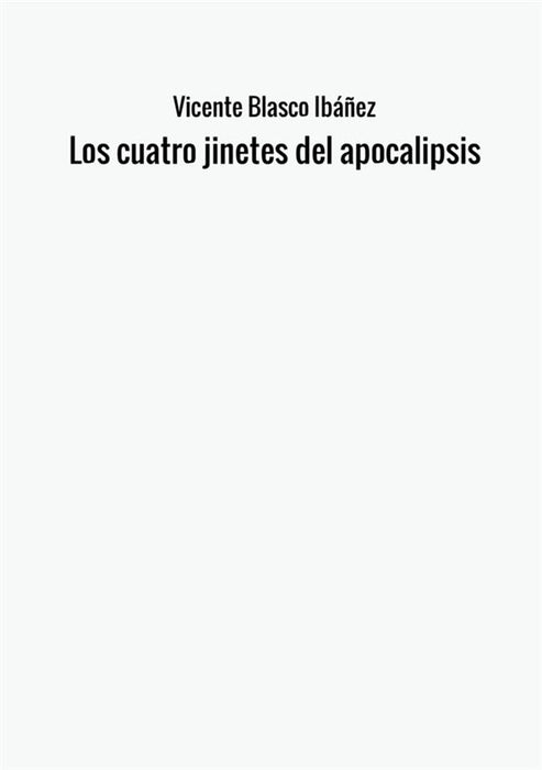 Los cuatro jinetes del apocalipsis