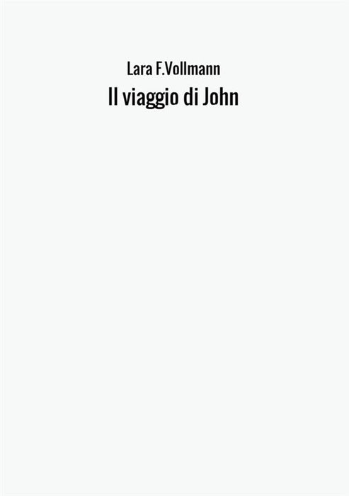 Il viaggio di John