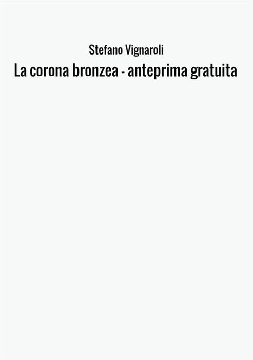 La corona bronzea - anteprima gratuita