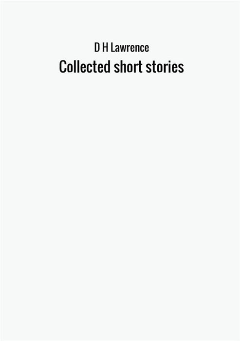 Collected short stories