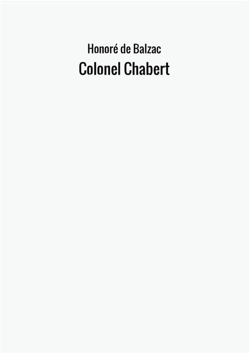 Colonel Chabert