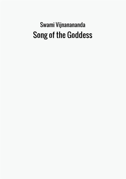 Song of the Goddess